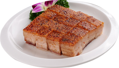 Macau crispy roast pork from Mantung Cafe